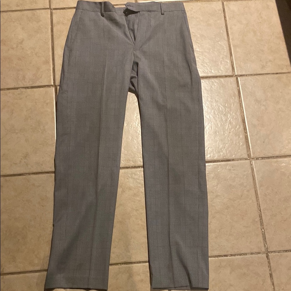 Plaid Checkered Dress Pants